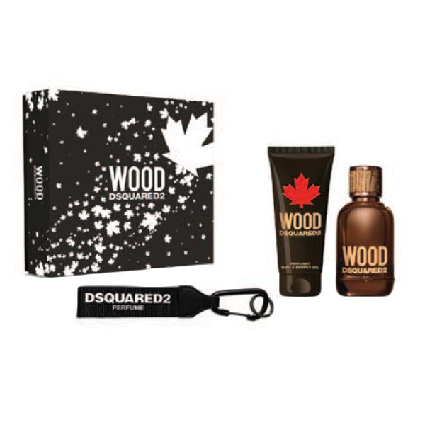 DSQUARED2 WOOD UOMO COFANETTO + PORTACHIAVI - Tre Pi Profumerie