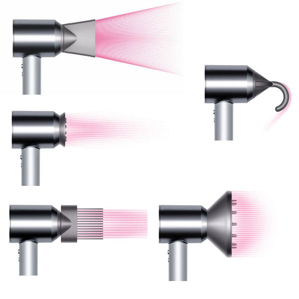 DYSON SUPERSONIC PRO ASCIUGACAPELLI HD11 NIKEL SILVER 1600W - Tre Pi Profumerie