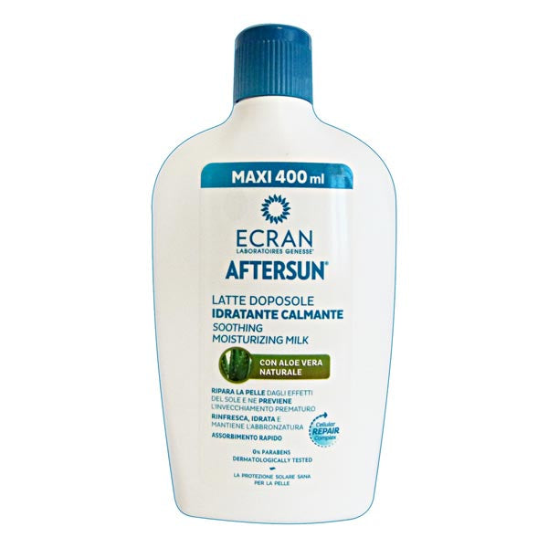 ECRAN AFTER SUN LATTE DOPOSOLE RIPARATORE ALOE VERA 400 ML - Tre Pi Profumerie