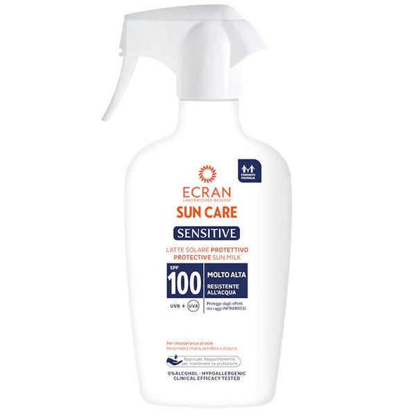 ECRAN SUN CARE SENSITIVE PROTEZIONE SPF100 SPRAY 300 ML - Tre Pi Profumerie