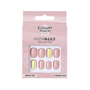 ELEGANT TOUCH INSTANAILS GLOW LIFE 24 SQUOVAL NAILS PRE GLUED - Tre Pi Profumerie