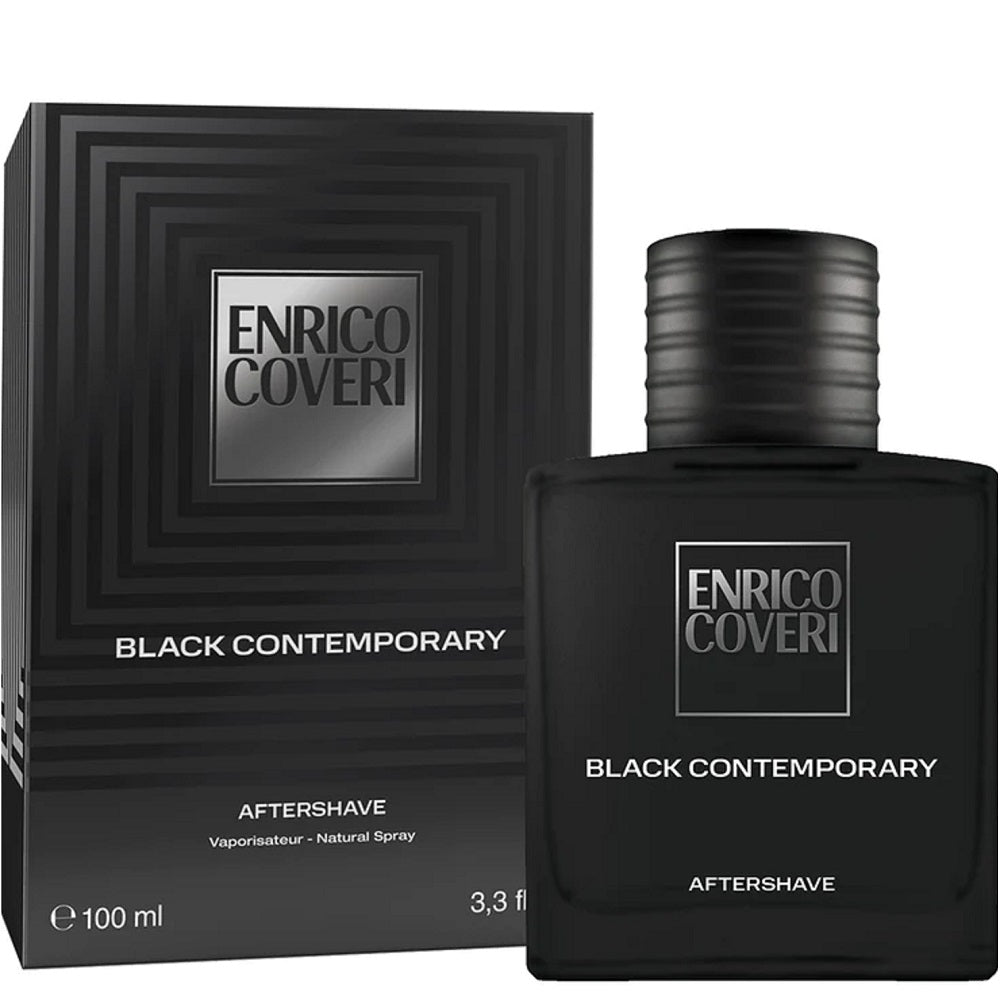 ENRICO COVERI BLACK CONTEMPORANY HOMME DOPOBARBA 100 ML