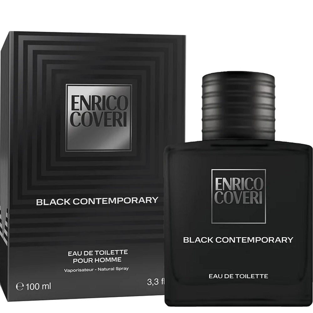 ENRICO COVERI BLACK CONTEMPORANY HOMME EAU DE TOILETTE 100 ML