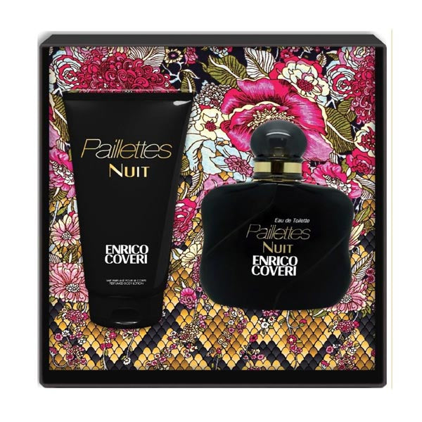 ENRICO COVERI COFANETTOPAILLETTES NUIT EDT + BODY LOTION - Tre Pi Profumerie