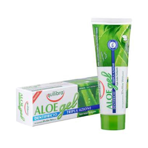 EQUILIBRA ALOE GEL DENTIFRICIO TRIPLA AZIONE 75 ML - Tre Pi Profumerie