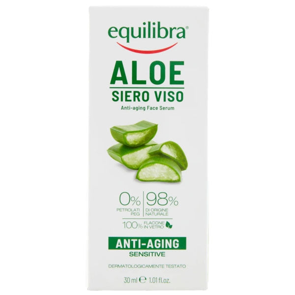 EQUILIBRA ALOE VERA SIERO VISO ANTI AGING SENSITIVE 30 ML - Tre Pi Profumerie