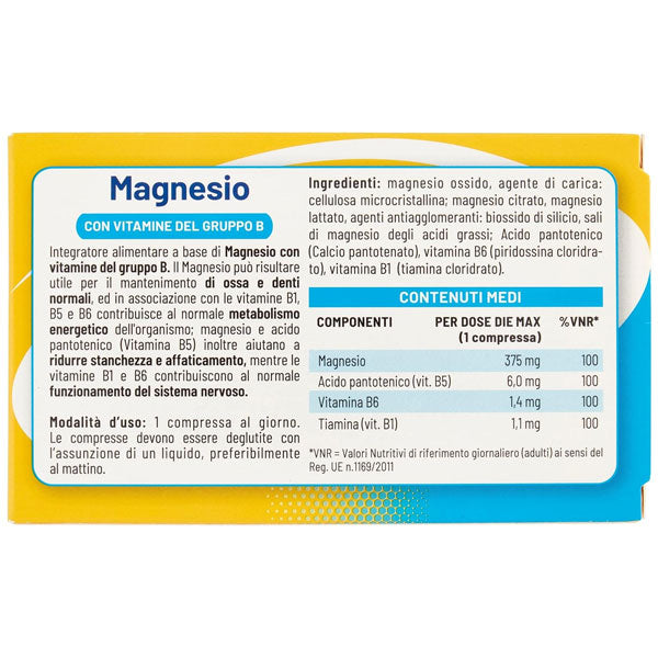 EQUILIBRA INTEGRATORE MAGNESIO CON VITAMINE DEL GRUPPO B 30 CPR - Tre Pi Profumerie