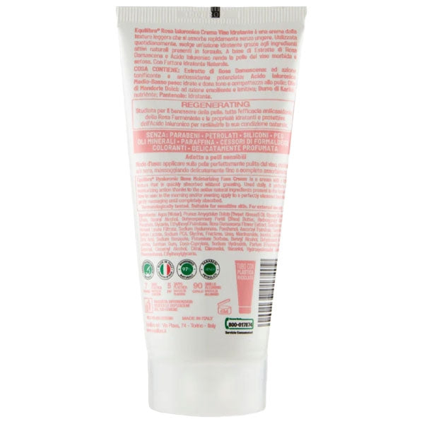 EQUILIBRA ROSA IALURONICA CREMA VISO IDRATANTE 75 ML - Tre Pi Profumerie