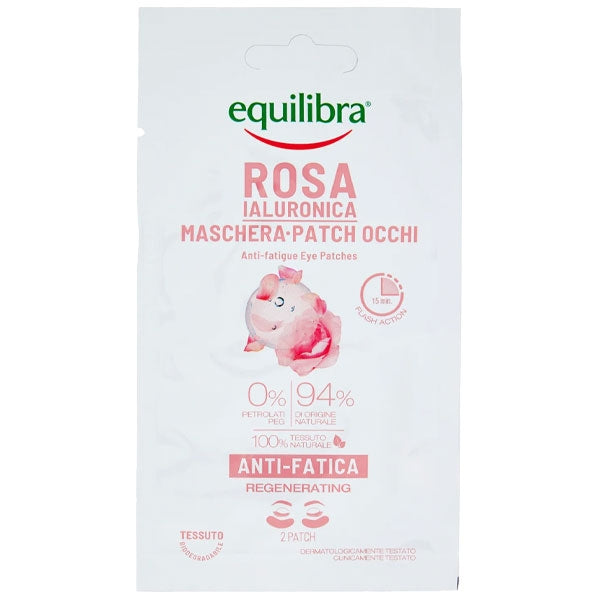 EQUILIBRA ROSA IALURONICA MASCHERA PATCH OCCHI ANTI FATICA - Tre Pi Profumerie