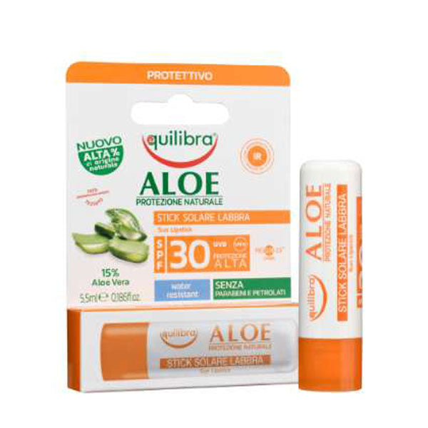 EQUILIBRA STICK LABBRA SOLARE SPF30 5.5 ML - Tre Pi Profumerie