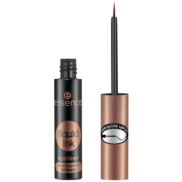 ESSENCE LIQUID INK EYELINER MARRONE WATERPROOF - Tre Pi Profumerie