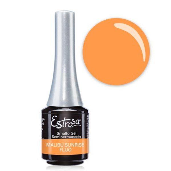 ESTROSA SMALTO GEL SEMIPERMANENTE MALIBU SUNRISE FLUO 7 ML - Tre Pi Profumerie