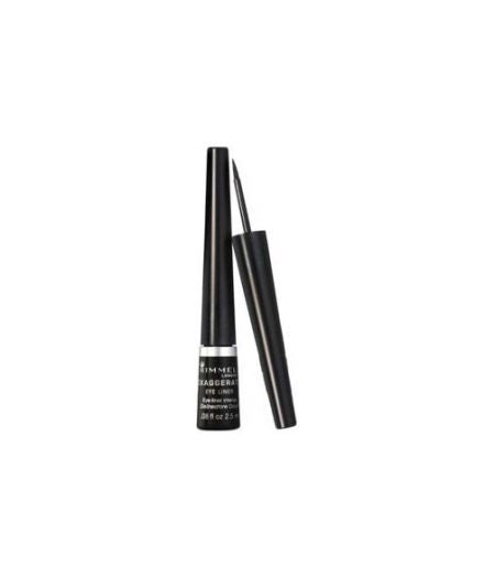 RIMMEL EXAGGERATE EYE LINER 100% BLACK 001 - Tre Pi Profumerie