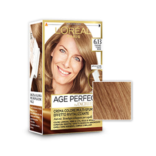 L'OREAL EXCELLENCE AGE PERFECT CASTANO CHIARO BEIGE 6.13 - Tre Pi Profumerie