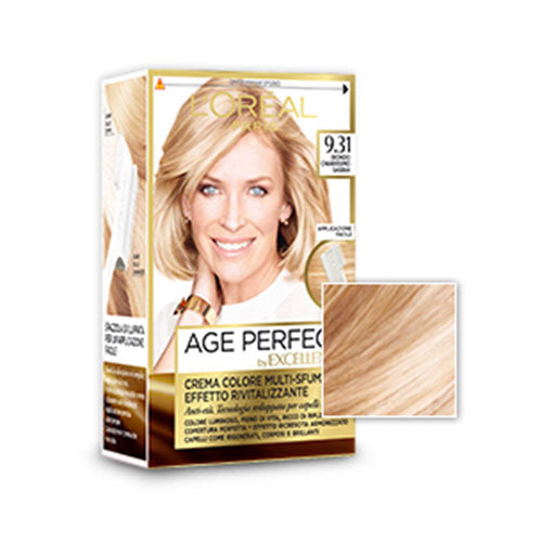 L'OREAL EXCELLENCE AGE PERFECT BIONDO CHIARISSIMO SABBIA 9.31 - Tre Pi Profumerie
