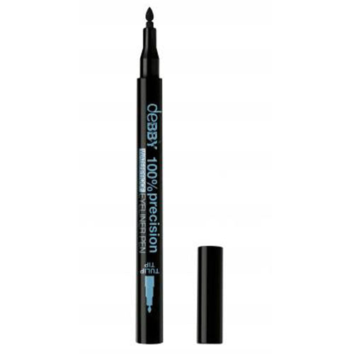 DEBBY EYELINER PEN 100%PRECISION TULIP TIP WATERPROOF - Tre Pi Profumerie