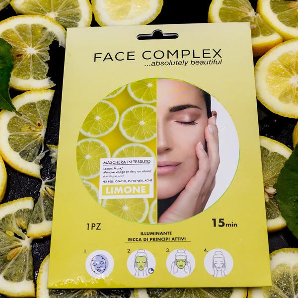FACE COMPLEX MASCHERA IN TESSUTO LIMONE - Tre Pi Profumerie