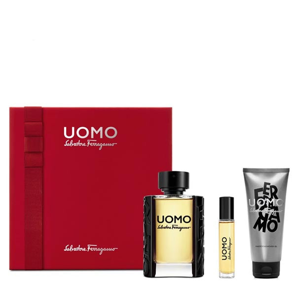 FERRAGAMO UOMO COFANETTO 2 EDT - SHOWER GEL - Tre Pi Profumerie