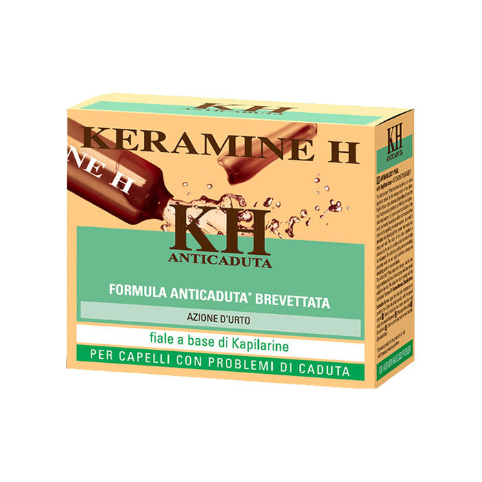 KERAMINE H ANTI-CADUTA TRATTAMENTO D'URTO 12 FIALE - Tre Pi Profumerie