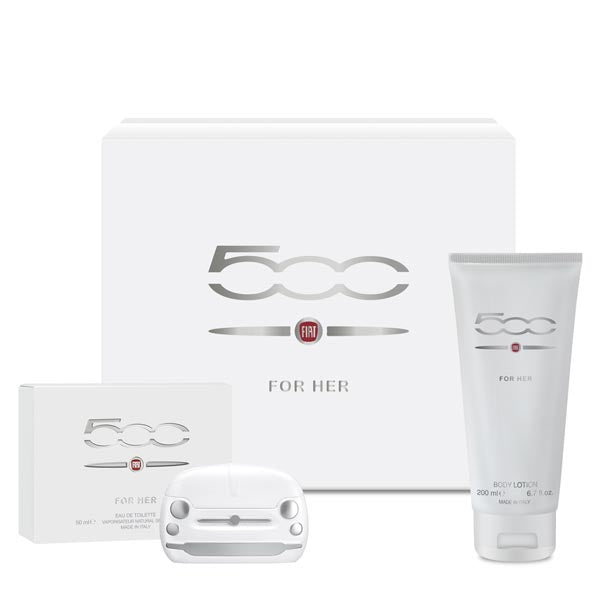 FIAT 500 FOR HER COFANETTO EDT - SHOWER GEL - Tre Pi Profumerie