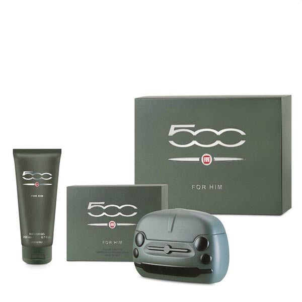 FIAT 500 FOR HIM COFANETTO EDT SHOWER GEL - Tre Pi Profumerie