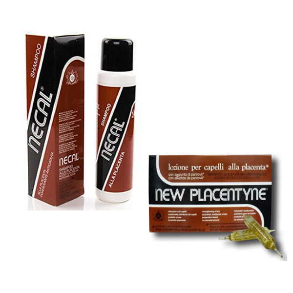 KIT ANTICADUTA NECAL SHAMPOO 500 ML + NEW PALCENTYNE 12 FIALE - Tre Pi Profumerie