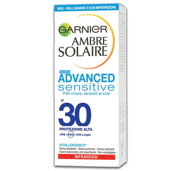 GARNIER AMBRE SOLAIRE ADVANCE SEN CREM FP30 50 ML - Tre Pi Profumerie