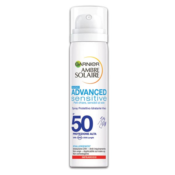 GARNIER AMBRE SOLAIRE ADVANCE SEN SPR FP50+ 75 ML - Tre Pi Profumerie