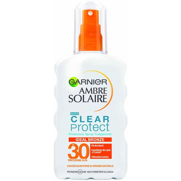 GARNIER AMBRE SOLAIRE CLEAR PROT IP30 200 ML - Tre Pi Profumerie