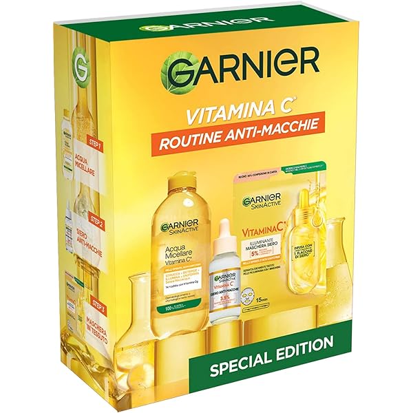 GARNIER COFANETTO VITAMINA C ROUTINE ANTI-MACCHIE