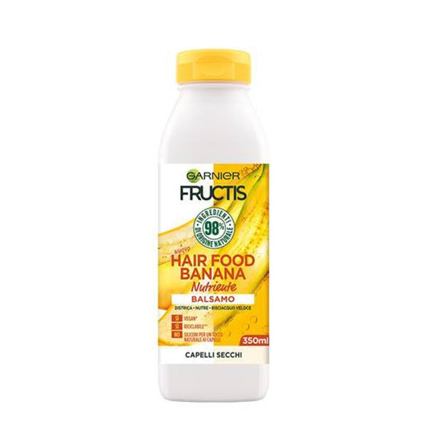 GARNIER FRUCTIS BALSAMOHAIR FOOD BANANA NUTRIENTE 350 ML - Tre Pi Profumerie