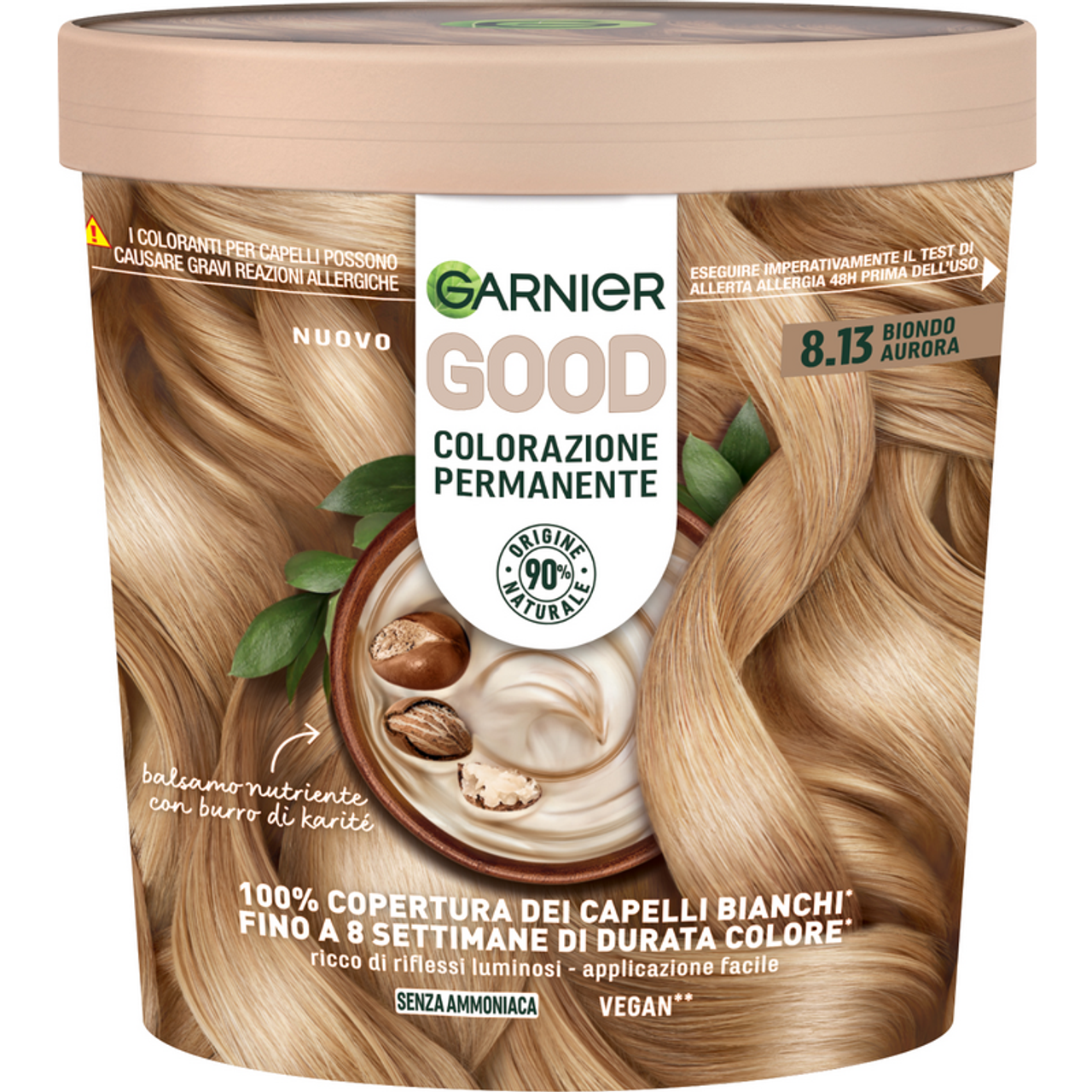 GARNIER GOOD COLORAZIONE PERMANENTE BIONDO AURORA 8.13