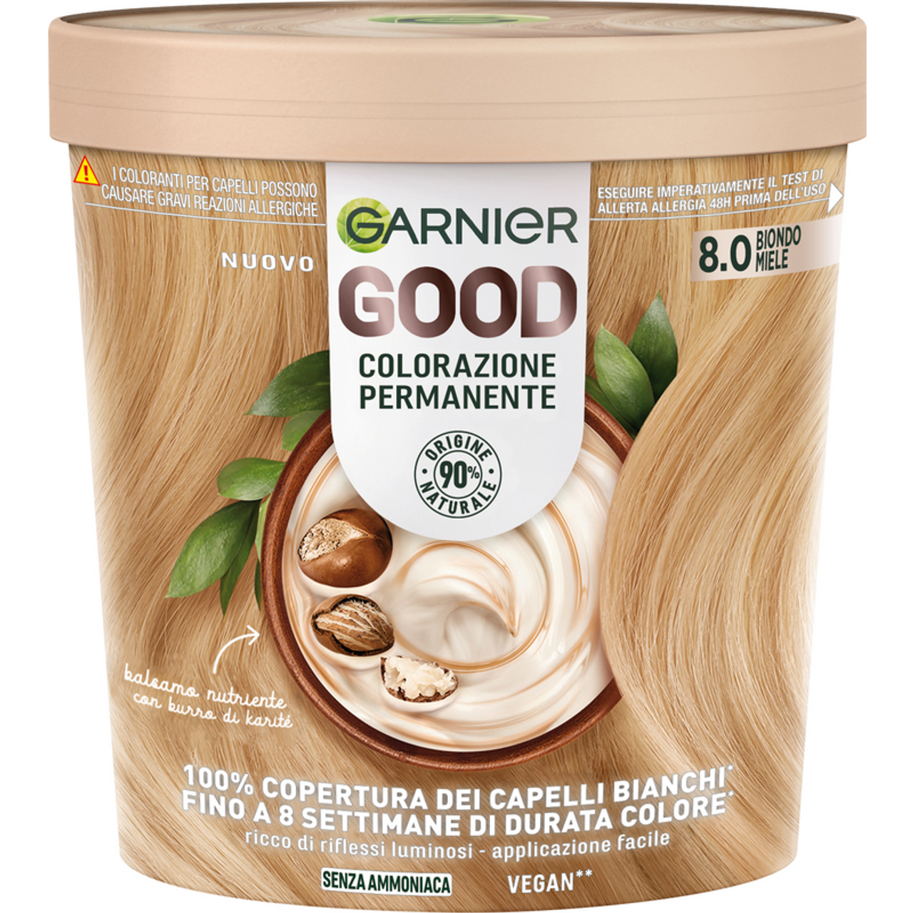 GARNIER GOOD COLORAZIONE PERMANENTE BIONDO MIELE 8.0