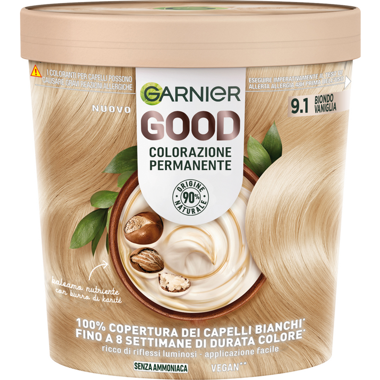 GARNIER GOOD COLORAZIONE PERMANENTE BIONDO VANIGLIA 9.1