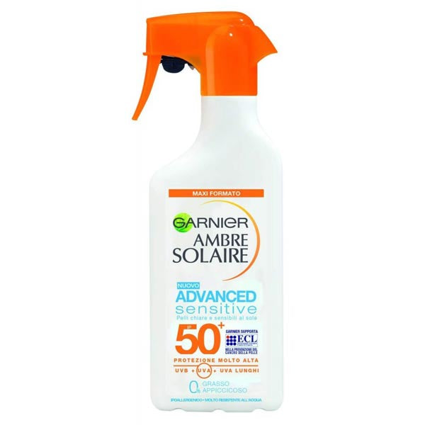 GARNIER AMBRE SOLAIRE L/ADVANCED S ADULTI 50 - Tre Pi Profumerie