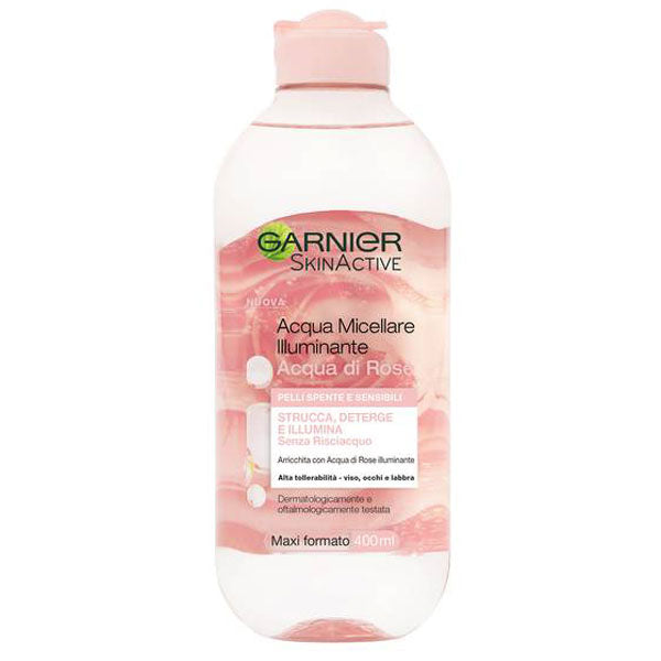 GARNIER SKIN ACTIVE ACQUA MICELLARE ILLUMINANTE PELLI SENS 400ML - Tre Pi Profumerie