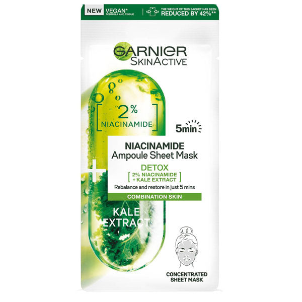 GARNIER SKIN ACTIVE MASCHERA NIACINAMIDE DETOX 15 G - Tre Pi Profumerie