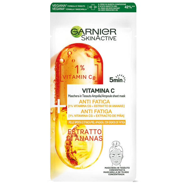 GARNIER SKIN ACTIVE MASCHERA VITAMINA C 15 G - Tre Pi Profumerie