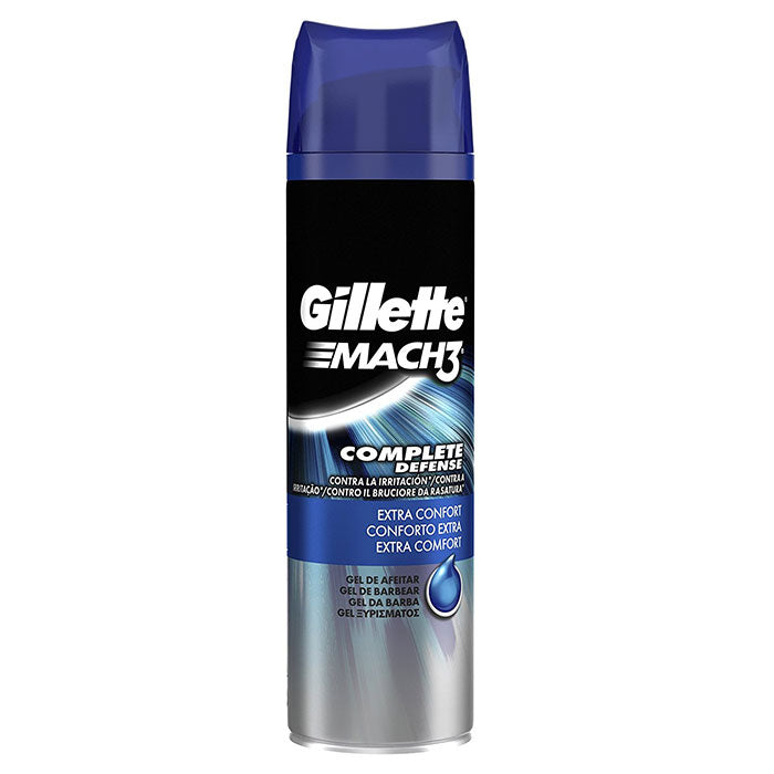 GILLETTE MACH 3 GEL DA BARBA COMPLETE DEFENSE 200 ML - Tre Pi Profumerie
