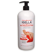 IGELLA GEL DETERGENTE IGIENIZZANTE MANI SENZA RISCIACQUO 750 ML - Tre Pi Profumerie