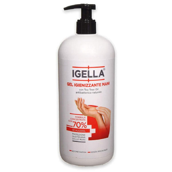 IGELLA GEL DETERGENTE IGIENIZZANTE MANI SENZA RISCIACQUO 750 ML - Tre Pi Profumerie