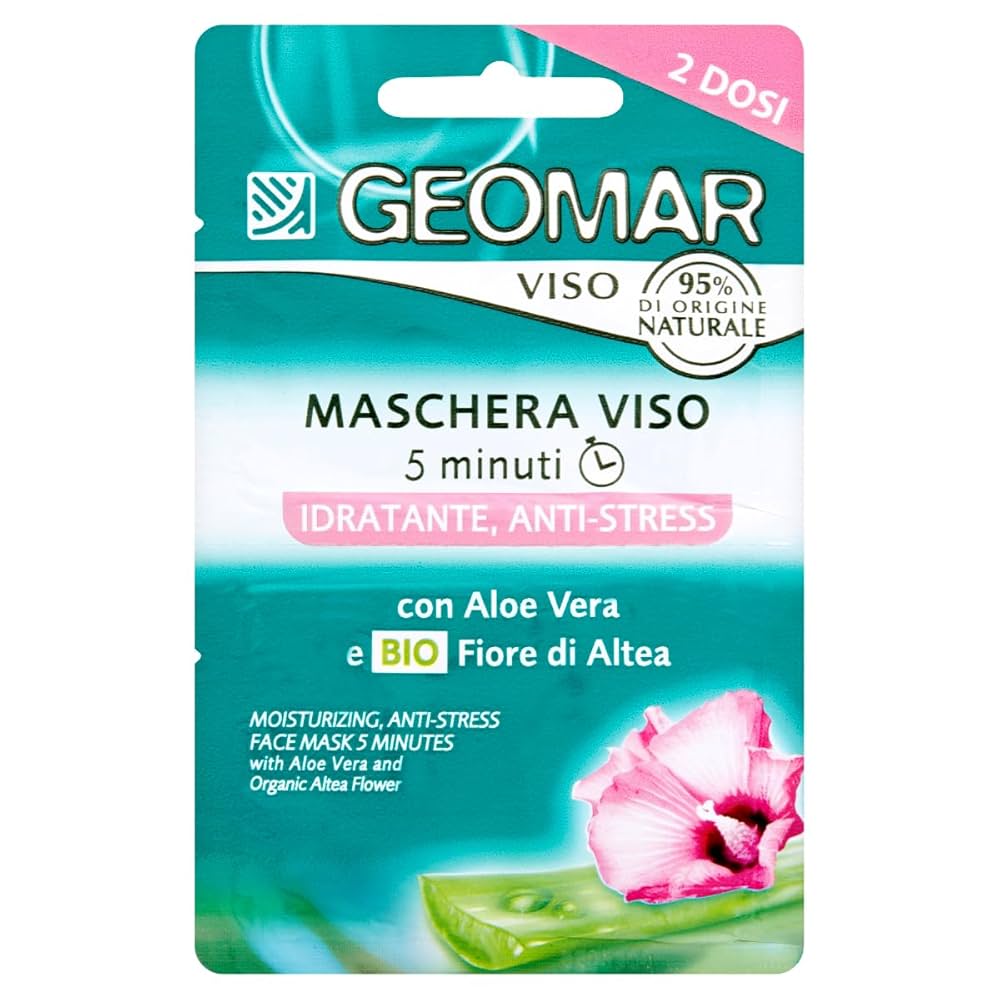 GEOMAR MASCHERA VISO IDRATANTE ANTI-STRESS 2X 7,5 ML