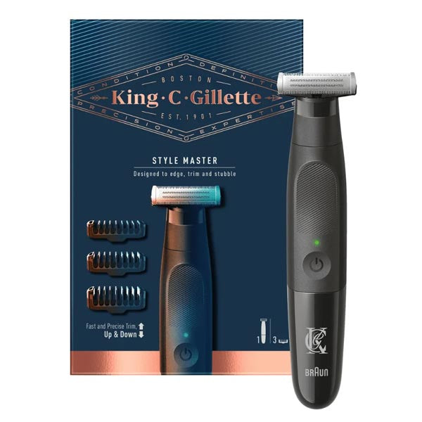 GILLETTE KING C. RASOIOE REGOLABARBA STYLE MASTER - Tre Pi Profumerie