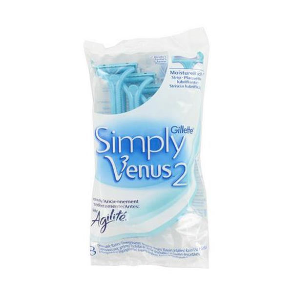 GILLETTE VENUS SIMPLY RASOIO USA E GETTA 8 PEZZI - Tre Pi Profumerie