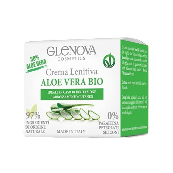 GLENOVA CREMA LENITIVA ALOE VERA 125 ML - Tre Pi Profumerie