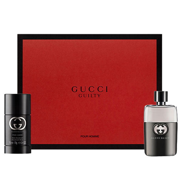 GUCCI GUILTY POUR HOMME COFANETTO EDT 50 ML + DEO STICK 75 ML - Tre Pi Profumerie