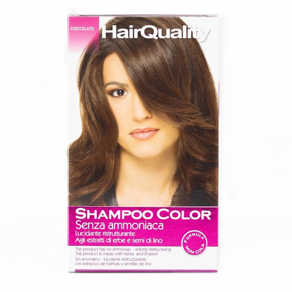 HAIR QUALITY SHAMPOO COLORORANTE CAPELLI CIOCCOLATO - Tre Pi Profumerie