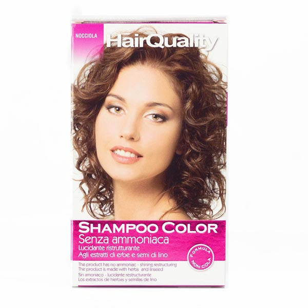 HAIR QUALITY SHAMPOO COLORORANTE CAPELLI NOCCIOLA - Tre Pi Profumerie