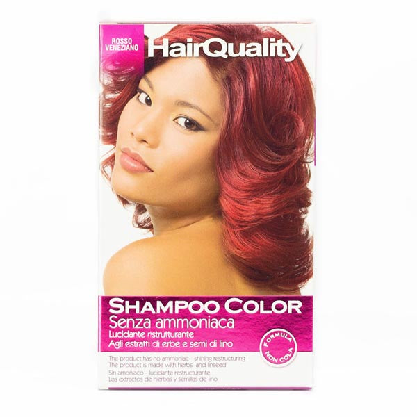 HAIR QUALITY SHAMPOO COLORORANTE CAPELLI ROSSO VENEZIANO - Tre Pi Profumerie