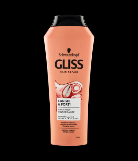 SCHWARZKOPF GLISS SHAMPOO LUNGHI & FORTI 250 ML - Tre Pi Profumerie